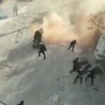 Άγριες συμπλοκές ανάμεσα σε οπαδούς της Καλλιθέας και του Εθνικού (vid)