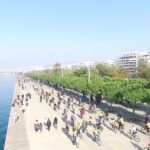 Ξεχείλισε από ποδηλάτες η νέα παραλία Θεσσαλονίκης (pics&vid)