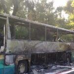 Λαμπάδιασε λεωφορείο που μετέφερε μαθητές στην Πάτρα!