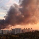 Μόσχα: Μεγάλη φωτιά σε πολυσύχναστη αγορά