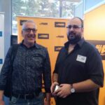 Ο Λευτέρης Αρβανίτης στο περίπτερο του AllAboutARIS