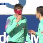 Οπαδός έβαψε με σπρέι τον επόπτη! (vid)