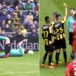 Παίκτης έβγαλε κίτρινη κάρτα σε διαιτητή στην Ολλανδία (vid)