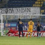 Πανό και συνθήματα κατά Σκόρδα (pic)