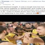 Το ξεχωριστό μήνυμα του Τόμας