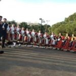 Το τμήμα παραδοσιακών χορών του ΑΡΗ στην "Ανθοκομική Έκθεση Καλαμαριάς" (pics)