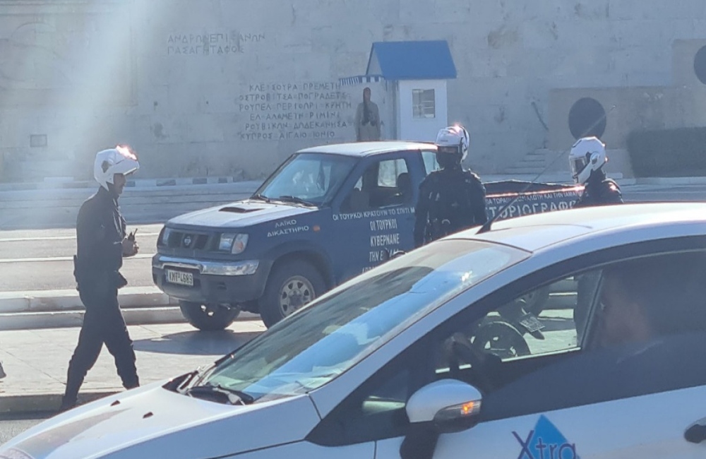 Έφτασε με αγροτικό έως το μνημείο του Αγνώστου Στρατιώτη και απειλούσε να ανατιναχθεί! (vid)