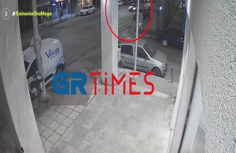 Θεσσαλονίκη: Νέο βίντεο-ντοκουμέντο από το τροχαίο με θύμα το 47χρονο διανομέα (vid)