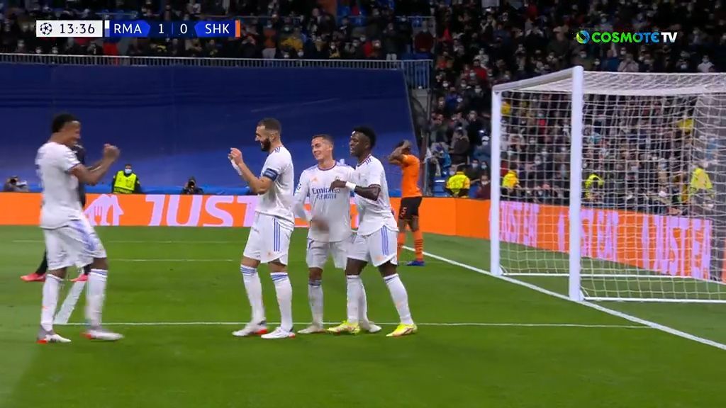 Ρεάλ – Σαχτάρ: Ιστορικό γκολ για «μερένχες» και Μπενζεμά