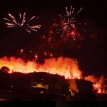 Θέαμα και από ψηλά! Ο φωτισμένος ουρανός στα Κάστρα για τα γενέθλια του ΑΡΗ (pics&vids)
