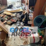 Φωτιά σε κτήριο από… θυμιατό στην Πολυτεχνείου (pics)