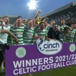 Σέλτικ | Ο Γιακουμάκης πανηγυρίζει με τους συμπαίκτες του την κατάκτηση του πρωταθλήματος