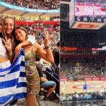 Η Ελληνίδα Survivor που είδε τo Σερβία-Ελλάδα (pics)