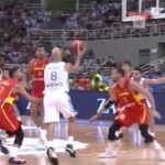 Ελλάδα-Ισπανία: Ασίστ με… κλειστά μάτια από τον Καλάθη και τα σερί τρίποντα της Εθνικής! (vid)