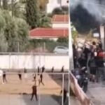 Συμπλοκές οπαδών στο Καλαμάτα-Προοδευτικη (vids)