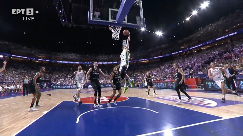 Eurobasket 2022: Απολαυστικό φινάλε 3ης περιόδου στο Λιθουανία – Γερμανία (vid)
