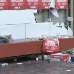 Θεσσαλονίκη: Εικόνες καταστροφής στην Πολυτεχνική Σχολή του ΑΠΘ μετά τα επεισόδια (vid)