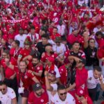 Δανία – Τυνησία: Πανζουρλισμός στις εξέδρες των Τυνήσιων (vid)