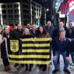 Ψηλά και στο Βέλγιο η σημαία του ΑΡΗ! (pics)