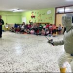 Ξιφασκία: Γνωριμία με το άθλημα της ξιφασκίας στο 1ο δημοτικό σχολείο Λαγκαδά (pics)