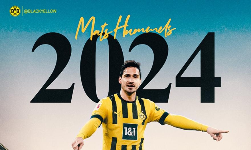 Επίσημο: Aνανέωσε για ακόμη μια σεζόν με την Ντόρτμουντ ο Χούμελς