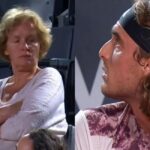 Έξαλλος με τη μητέρα του ο Τσιτσιπάς: «Φύγε από το γήπεδο καλύτερα» (vids)