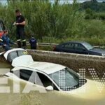 Ηλεία: Τρόμος για τέσσερις τουρίστριες – Έπεσαν με το αυτοκίνητο στην κεντρική αρδευτική διώρυγα του Αλφειού (vid)