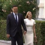 Εντυπωσιακή η Μπαλατσινού στο πλευρό του Κικίλια (vid)
