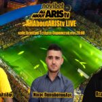 Novibet AllAboutARIS TV LIVΕ με σχόλια και αναλύσεις για Ντιναμό Κιέβου και όχι μόνο (vid)