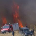 Ανεξέλεγκτο το πύρινο μέτωπο της Αλεξανδρούπολης – Μεγάλη αναζωπύρωση (vid)
