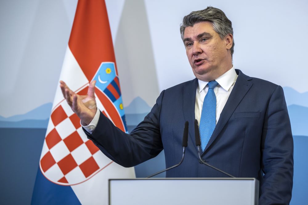 Νέες προκλητικές δηλώσεις από τον πρόεδρο της Κροατίας