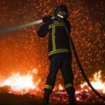 Φωτιά στο Πόρτο Λάγος της Ξάνθης το βράδυ της Τετάρτης (vid)