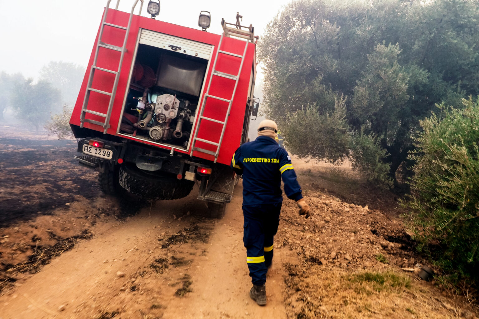 Κέρκυρα: Απειλεί σπίτια η φωτιά στον Άγιο Στέφανο (vid)