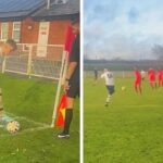 Γκολ από κόρνερ: Δεν πήρε χαμπάρι κανείς την «κομπίνα»! (vid)