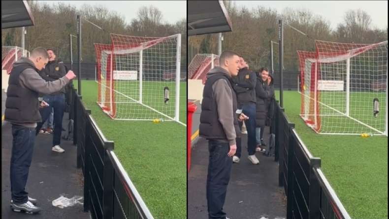 Απίστευτη αντίδραση του πιο άτυχου οπαδού (vid)