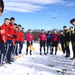 ΑΡΗΣ Κ19: Αναβλήθηκε ο αγώνας με Ολυμπιακό λόγω χιονιού και πάγου (pics)