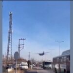 Τουρκία: Παραλίγο τραγωδία με στρατιωτικό αεροπλάνο (vid)