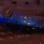Θεσσαλονίκη: Αναποδογύρισε ΙΧ στις ράγες του ΟΣΕ – Ο οδηγός… εξαφανίστηκε (vid)