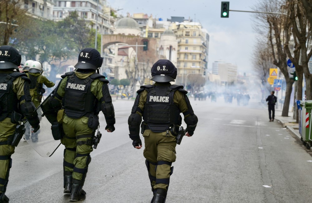 Θεσσαλονίκη: Τέσσερις προσαγωγές για τα επεισόδια στο κέντρο της πόλης (vid)