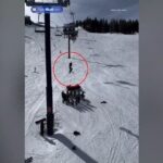 Καλιφόρνια: Η στιγμή που 16χρονη πέφτει από λιφτ σε χιονοδρομικό κέντρο (vid)