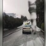 Έπεσε χαλάζι στην Ξάνθη: Ντύθηκαν οι δρόμοι στα λευκά (vid)