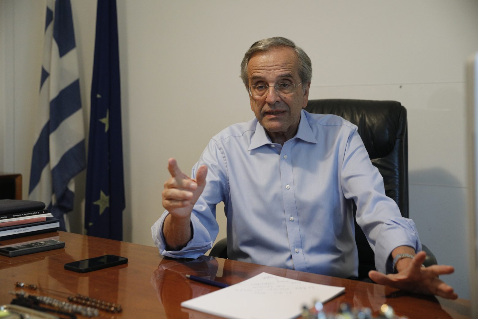 Σαμαράς μετά την διαγραφή του: “Δεν θα θυσιάσω τη συνείδησή μου…”