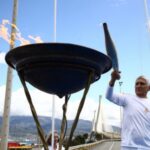Ο Παναγιώτης Γιαννάκης συμμετείχε στη λαμπαδηδρομία εν όψει των Ολυμπιακών Αγώνων