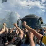 Αποθέωση της αποστολής στον δρόμο για τον Βόλο! (pics+vid)