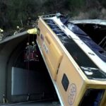 Ισπανία: Εικόνες-σοκ από ατύχημα με λεωφορείο (vid)