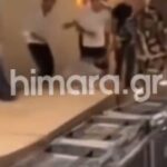 Σοκαριστικές εικόνες, με άγριο ξύλο σε συναυλία του Αργυρού στην Αλβανία (vid)