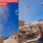 Χαλκιδική: Ανεμοστρόβιλος… εκτόξευσε σε beach bar (vid)