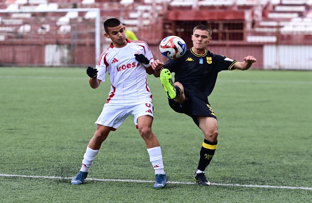 Ήττα για την Κ15 του ΑΡΗ από τον Ολυμπιακό