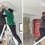 Ένα… δικαβάλο σε σκάλα που απέτυχε! (vid)