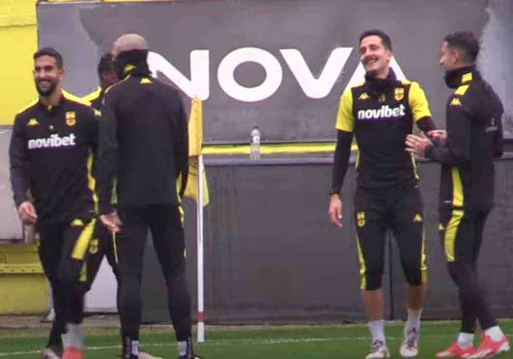 Η… ματιά στη σημερινή προπόνηση στο “Βικελίδης” (vid)